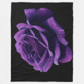 Rose der Liebe Fleecedecke (Vorderseite)