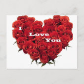 Rose der Liebe. Postkarte (Vorderseite)