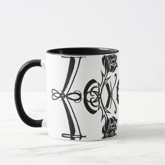 Rose der Liebe Tasse (Links)
