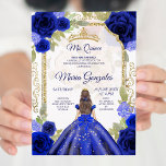 Rose der mexikanischen Girl Charra Quinceanera Einladung<br><div class="desc">Rose mexikanische Girl Charra Quinceanera Einladung Mis Quince Anos,  15.</div>
