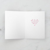 Rose der Mutter zum 50. Karte (Innenseite)