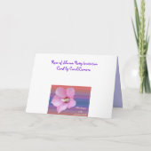 Rose der Party Einladung Sharon Blossom (Rückseite)