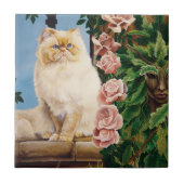 Rose der persischen Katze Fliese (Vorderseite)