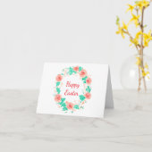 Rose der rosa Aquarell Karte (Gelbe Blume)