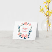 Rose der rosa Aquarell Karte (Gelbe Blume)