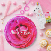 Rose der rosa Blume, Teller für die Hochzeit von P (Party)