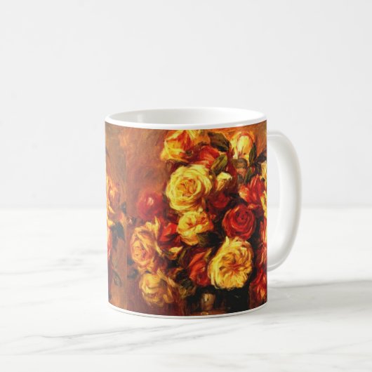 Rose der Schönen Künste Kaffeetasse (VorderseiteRechts)