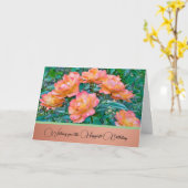 Rose der Schönheit - Geburtskarte Karte (Gelbe Blume)