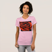 Rose der Schönheit T-Shirt (Vorne ganz)