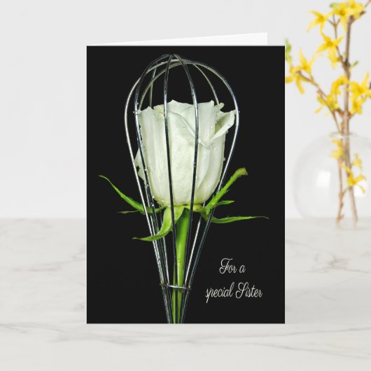 Rose der Schwester Karte (Gelbe Blume)