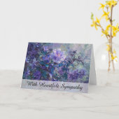 *~* Rose der Sharon TV2 Beileid Liebe Light Karte (Gelbe Blume)