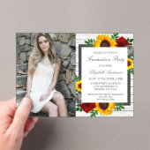 Rose der Sonnenblumen Acryleinladungen (Insitu (Handheld))