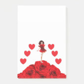 Rose Der Tänzer Post-it Klebezettel (Vorderseite)