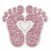 Rose der Therapie mit Babyherz-Reflexologie Aufkleber (Vorderseite)