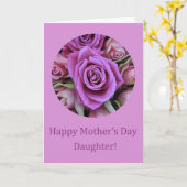 Rose der Tochter Karte (Gelbe Blume)