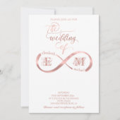 Rose der Unendlichkeit Einladung (Vorderseite)