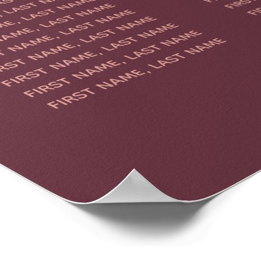 Rose der Unendlichkeit Poster (Ecke)