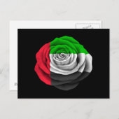 Rose der Vereinigten Arabischen Emirate Postkarte (Vorne/Hinten)