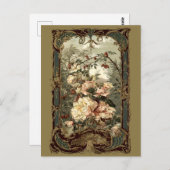 Rose der viktorianischen Ära und Rahmen für den ba Postkarte (Vorne/Hinten)