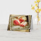 Rose der Vintagen Mutter Karte (Gelbe Blume)