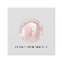 Rose der Visitenkarte Eyelashes Logo