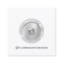 Rose der Visitenkarte Weißes Logo