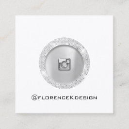 Rose der Visitenkarte Weißes Logo Telefonnummerkarte