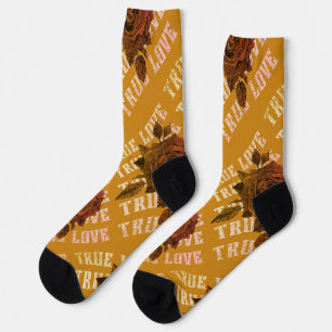 Rose der wahren Liebe Romantische Valentinstag Socken