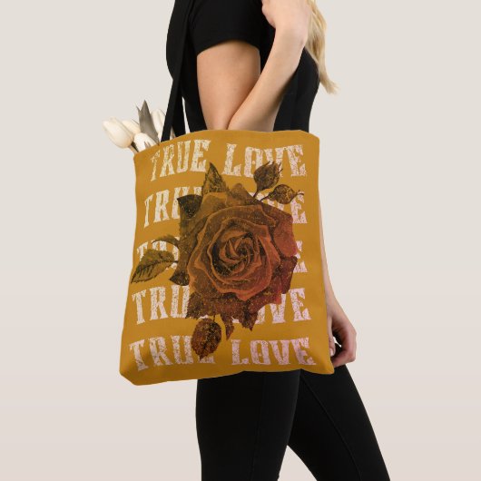 Rose der wahren Liebe Romantische Valentinstag Tasche (Von Nahem)