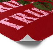 Rose der wahren Liebe Romantischer Valentinstag Poster (Ecke)