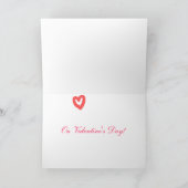 Rose der Wasserfarbe Feiertagskarte (Innenseite)