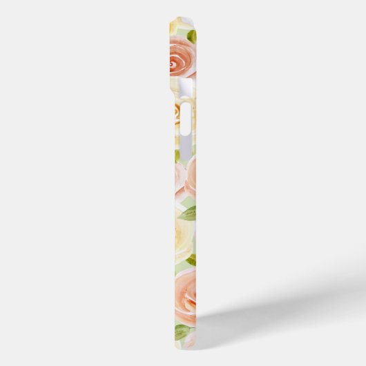 Rose der Wasserfarbe Gemustert Case-Mate iPhone Hülle (Rückseite / Links)