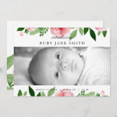 Rose der Wasserfarben Ankündigung (Vorne/Hinten)