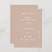 Rose der Weiche Begleitkarte (Vorne/Hinten)