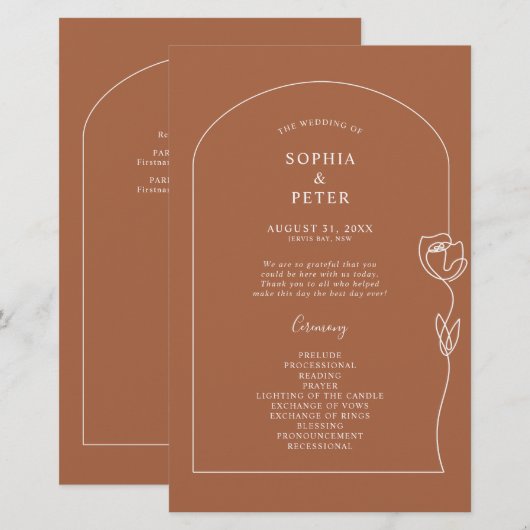 Rose der Weichteile - Zeremonie (Vorne/Hinten)