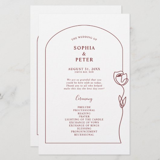 Rose der Weichteile - Zeremonie (Vorne/Hinten)