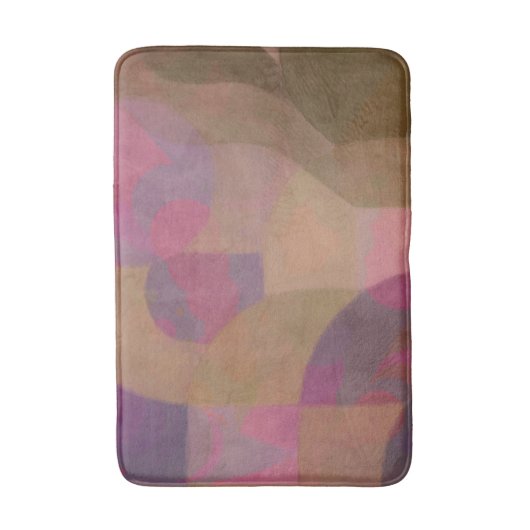 Rose der Wüste - Warme Abstrakte Geometrie Badematte (Vorderseite Vertikal)