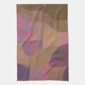 Rose der Wüste - Warme Abstrakte Geometrie Geschirrtuch (Vertikal)