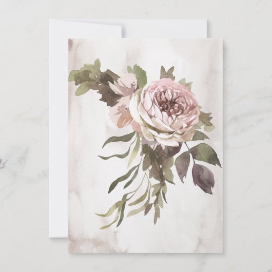 Rose Derby Racing Party Einladung (Rückseite)