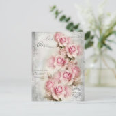 Rose des 19. Jahrhunderts Postkarte (Stehend Vorderseite)