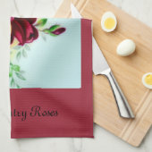 Rose des alten Landes Geschirrtuch (Viertel Falte)