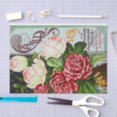 Rose des antiken Papiers 1899 Seidenpapier (Handwerk)