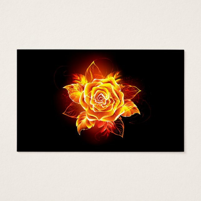 Rose des blühenden Feuers (Vorderseite)