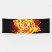 Rose des blühenden Feuers Banner (Horizontal)