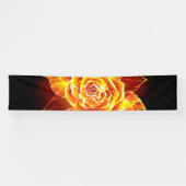 Rose des blühenden Feuers Banner (Horizontal)