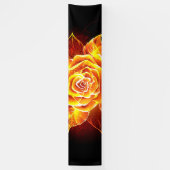Rose des blühenden Feuers Banner (Vertikal)