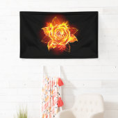 Rose des blühenden Feuers Banner (Insitu)
