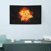 Rose des blühenden Feuers Banner (Messeveranstaltung)