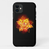 Rose des blühenden Feuers Case-Mate iPhone Hülle (Rückseite)