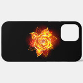 Rose des blühenden Feuers Case-Mate iPhone Hülle (Rückseite (Horizontal))